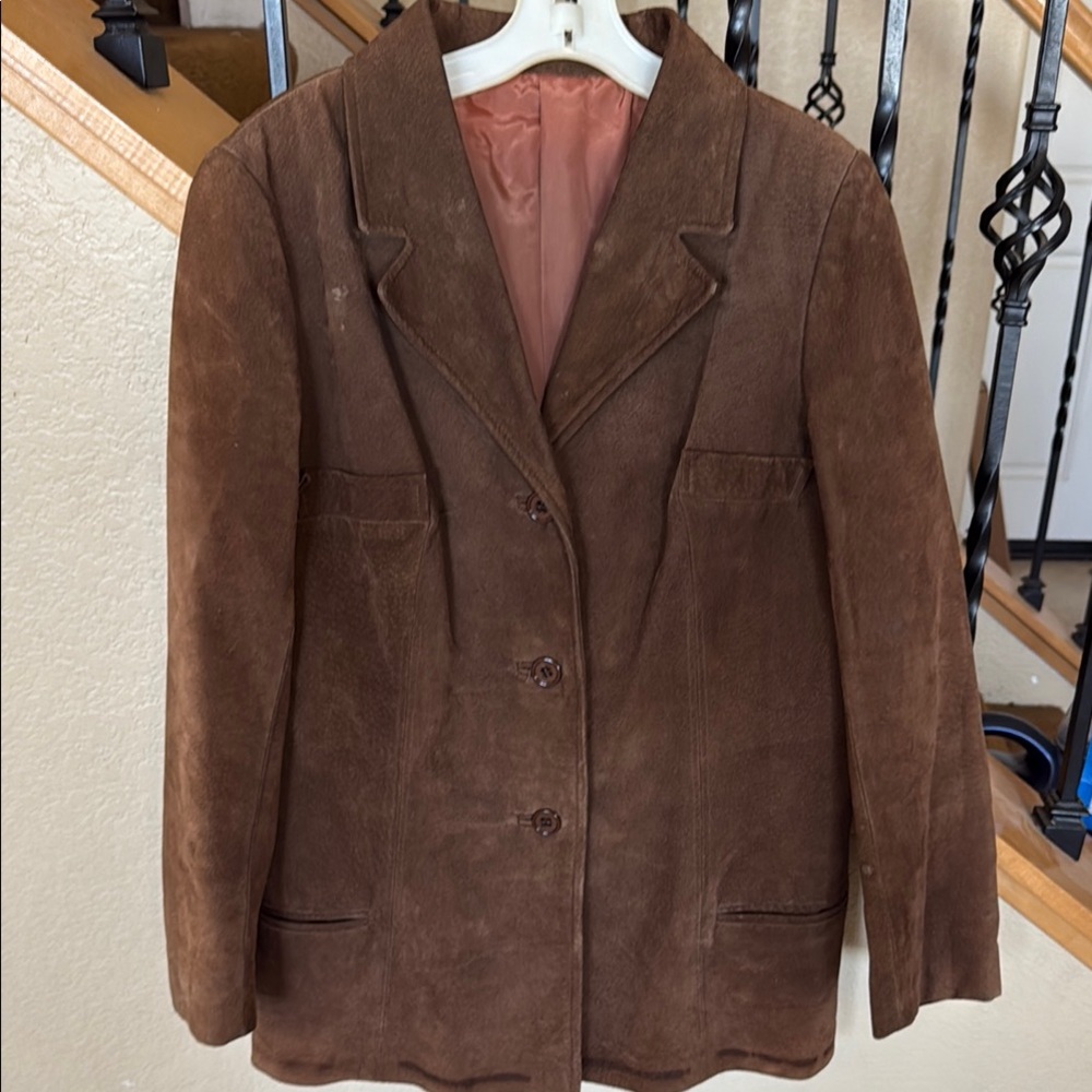 Vintage 60’s Brown Suede Blazer